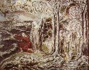 William Blake The Circle of the Life of Man oil painting